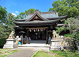 姫路神社拝殿左より