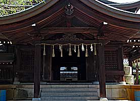 姫路神社拝殿右側面