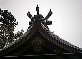 日岡神社本殿千木
