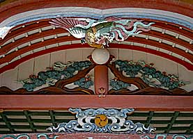 平野八幡神社拝殿彫刻