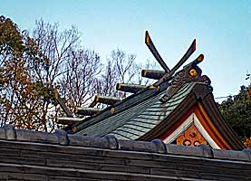 平野八幡神社本殿千木