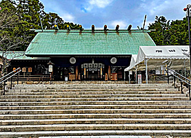 廣田神社拝殿遠景