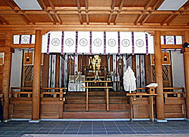 生田神社兵庫宮御旅所拝殿内部