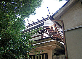 生田神社兵庫宮御旅所本殿右背面