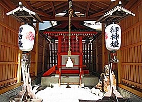 生田伊久波神社拝所