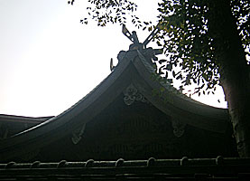 伊勢久留麻神社本殿左側面