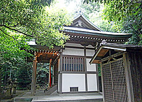 板宿八幡神社本殿左側面