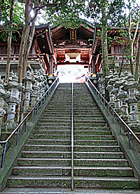 地徳鹿嶋神社石段