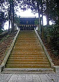 鏡山八王子神社石段