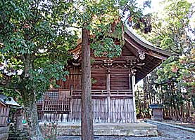 垣田神社本殿左側面