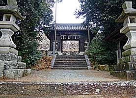 神吉八幡神社参道