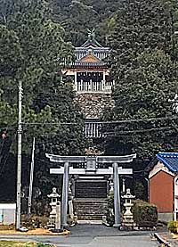 神吉八幡神社社域全景