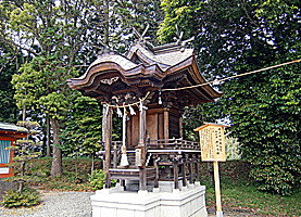 揖西神戸神社奥之院社殿左より