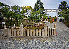 揖西神戸神社旧本殿跡地