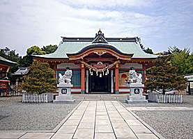 揖西神戸神社拝殿遠景