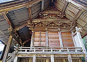 播州加西日吉神社本殿左側面