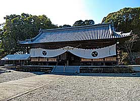 播州加西日吉神社割拝殿左より