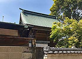 北畑鷺宮八幡神社本殿左背面