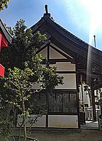 北畑鷺宮八幡神社拝殿右側面