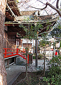甲子園八幡神社拝殿向拝右側面