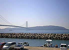 舞子六神社明石海峡大橋と淡路島