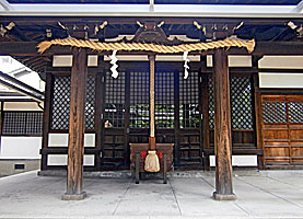 湊八幡神社拝所