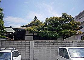 湊八幡神社社殿左側面