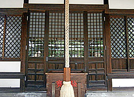 湊八幡神社拝所