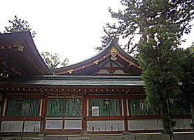 長田神社本殿左側面