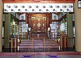 生田二宮神社拝殿内部
