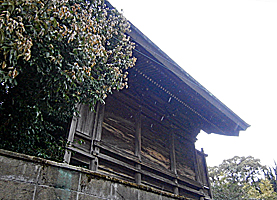 野里日吉神社本殿左背面