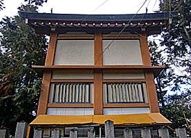 尼崎大島神社本殿背面