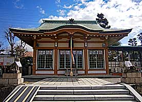 尼崎大島神社拝殿正面