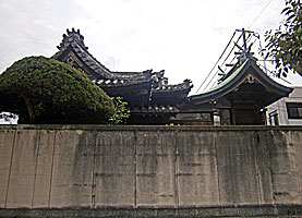 於菊神社社殿全景左側面
