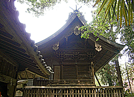 小野住吉神社本殿左側面
