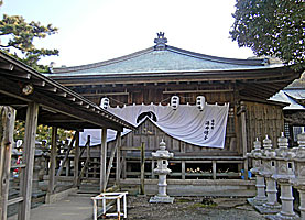 洲本八幡神社拝殿左側面