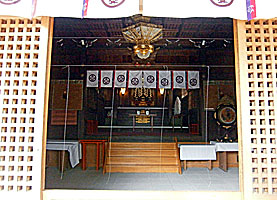 神戸諏訪・諏訪山稲荷神社拝所
