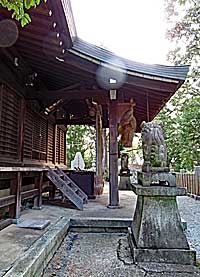 高岳神社拝殿向拝右側面