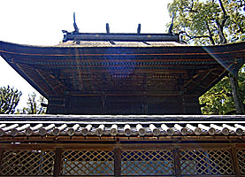 高砂神社本殿背面
