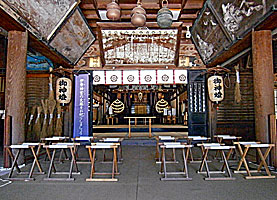 高砂神社拝殿内部