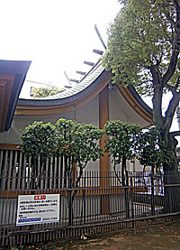 徳井神社本殿左側面