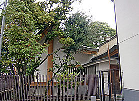 徳井神社本殿右側面