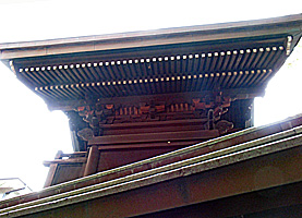 南宮宇佐八幡神社（脇浜神社）本殿背面