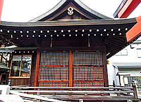 南宮宇佐八幡神社（脇浜神社）拝殿右側面