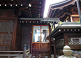 南宮宇佐八幡神社（脇浜神社）幣殿左側面