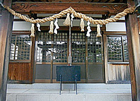 山手熊野神社（宇治野山熊野神社）拝所