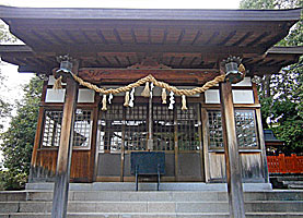 山手熊野神社（宇治野山熊野神社）拝殿近景