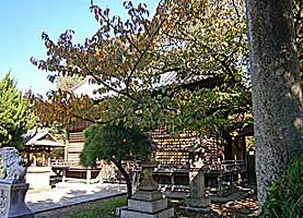 休天神社（明石天満宮）拝殿近景左より