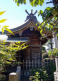 夢野熊野神社本殿左側面