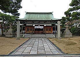 夢野熊野神社拝殿遠景正面